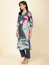 Printed Cotton Kurta Set